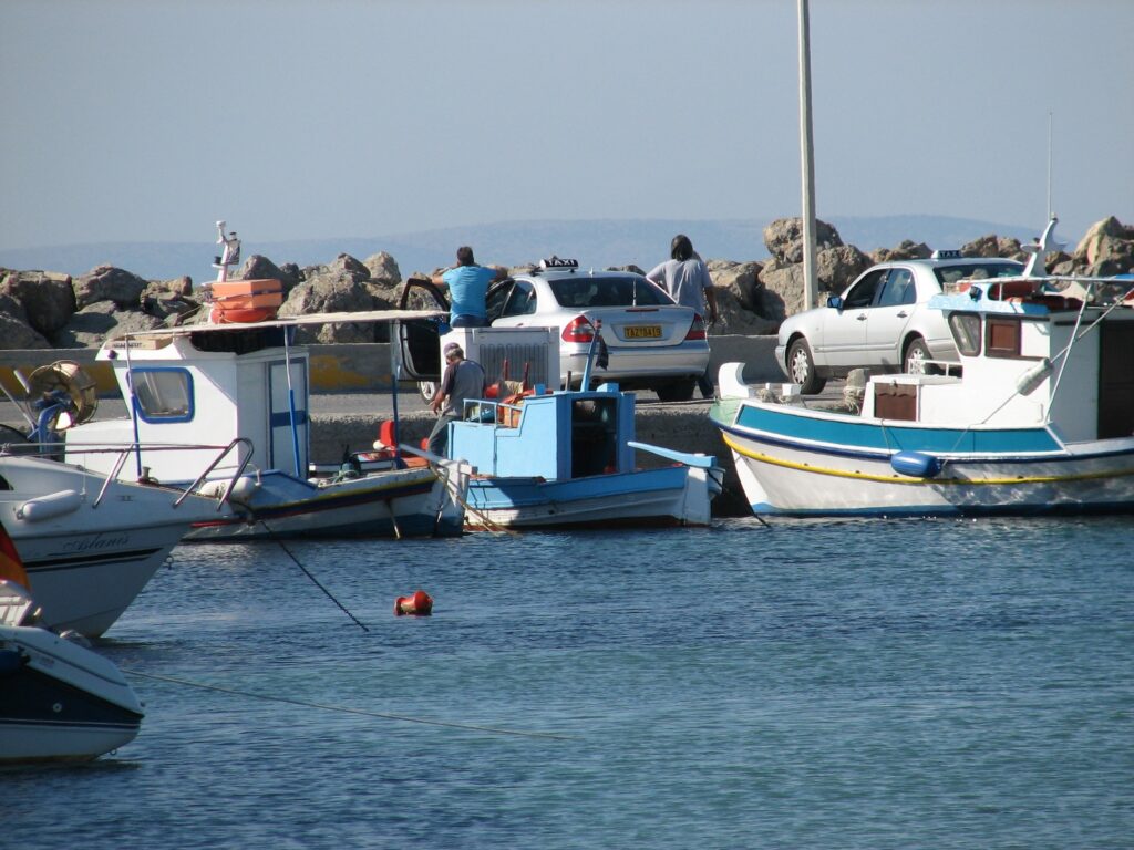 Остров Кос. Мастихари. Лодки в гавани